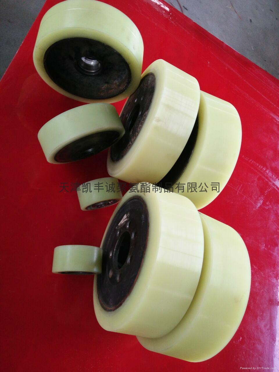 北京腳輪車輪耐磨聚氨酯橡膠包膠挂膠 5