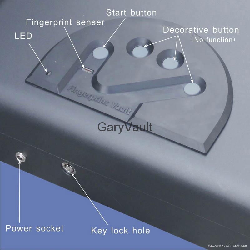 Garyvault Micro Vault MS550 Biometric Portable Pistol Gun Safe A4 Document 4