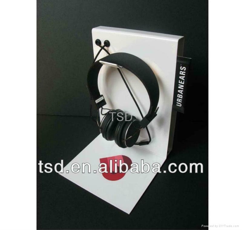 TSD-M032 Eyecatching Metal Earphone Stand/ headphone display/ headset stand  