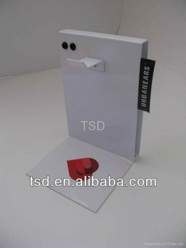 TSD-M032 Eyecatching Metal Earphone Stand/ headphone display/ headset stand   5