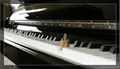 Modern White Polished Young Chang Upright Piano / Customized Silent Piano