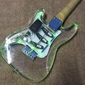 Grand LED Acrylic Electric Guitar with Maple Fingerboard