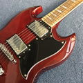 custom SG electric guitar, Mahogany body & Rosewood Fingerboard  and chrome part