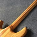 Custom 6 strings Electric Bass guitar,Maple fingerboard,one piece of neck & body