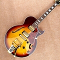 L-5 jazz electric guitar, Chocolate color electric guitar with Tremolo system