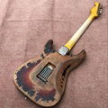 Relic remains ST electric guitar, handmade SRV aged relic electric guitar