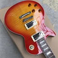 Standard LP 1959 R9 left hand electric guitar, Cherry burst color 2