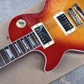 Standard LP 1959 R9 left hand electric guitar, Cherry burst color 3