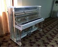 Vertical Transparent Acrylic Upright Piano with Acrylic Bench (G-123C)