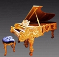 Antique Royal Luxury 24K Pure Gold Grand Piano (CG-G1)