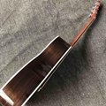 Custom Aaaaa All Solid Spruce Wood Om Jm Handmade 14 Frets Acoustic Guitar Fishb 4