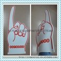 EVA finger hand; sponge handle;eva foam big hand 6