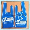 EVA finger hand; sponge handle;eva foam big hand 10