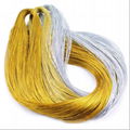 Supply 1mm gold silver wire 8-strand