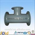 ductile iron all flanged tee 4