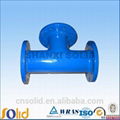 ductile iron all flanged tee 5