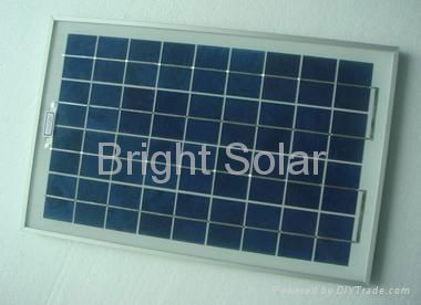 10W Glass Solar Panel