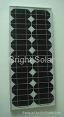 30W Glass Solar Panel