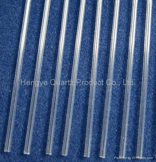 Transparent capillary quartz glass tube  