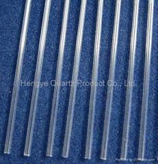 Transparent capillary quartz glass tube  