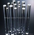 High PurityTransparent Fused Quartz Glass Rod  1