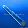 High PurityTransparent Fused Quartz Glass Rod  2