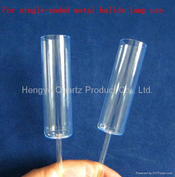 Qualified clear quartz bulb for halogen lamp G12   2