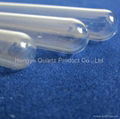 Transparent one end closed quartz glass test tube for experiment   4