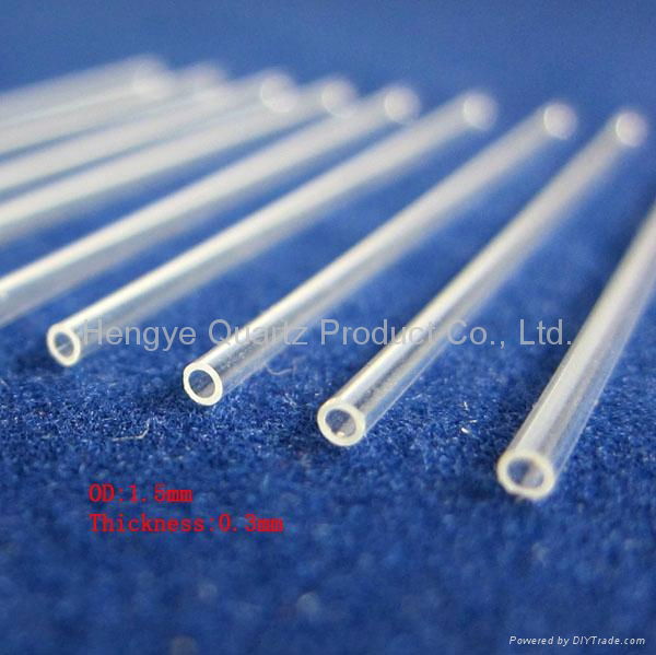 Transparent capillary quartz glass tube   2