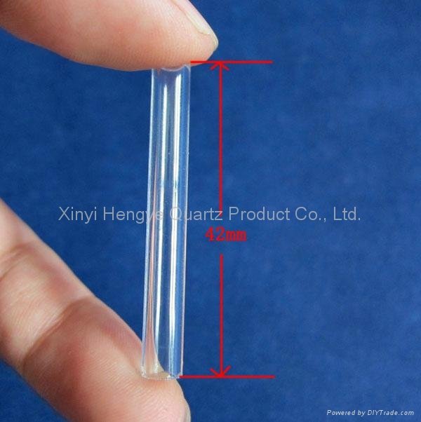 Transparent quartz glass tube 2