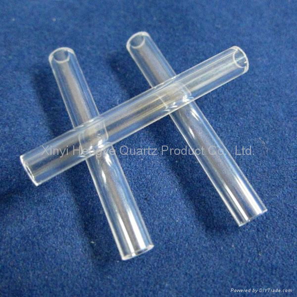 Transparent quartz glass tube 3