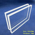 10mm thickness JGS2 transparent quartz plate 4