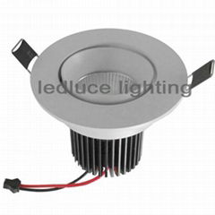 Narrow beam angle LED recessed light