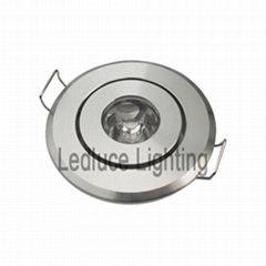 1W LED Recessed Cabinet Light