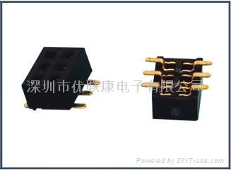 深圳优质1.27双排贴片排母插座连接器