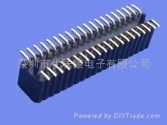 深圳优质1.27双排贴片排母插座连接器 4