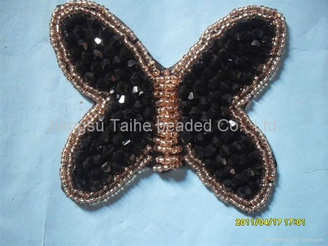 Beaded shoe flower