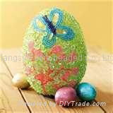 beaded easter egg