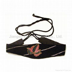 handmade beaded sequin belt