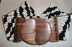Handmade beaded belt