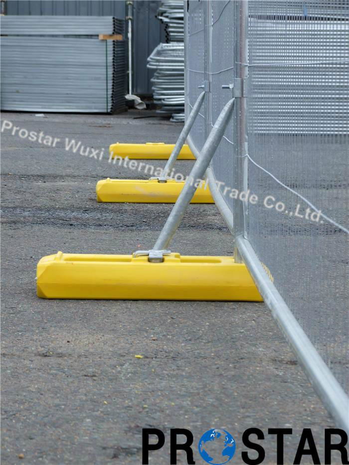 Australian Construction Temporary Fence with Plastic Base