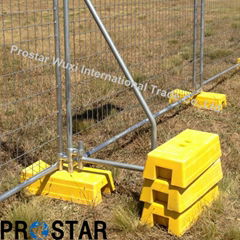 Safety Temporary Fence with Concrete Filled Feet