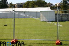 Portable Temporary Fence with Surface H. D. G.