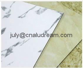 China marble aluminum plastic composite panel /sheet