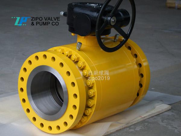 API6D pipeline Trunnion ball valve 2