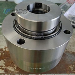 Titanium material double sealing surface cartridge mechanical seal