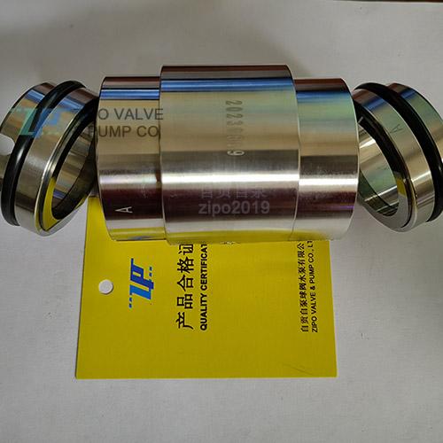 Spring type mechanical seal with tungsten carbide double sealing surface 2