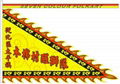 Printed triangular flags for lion dance 6