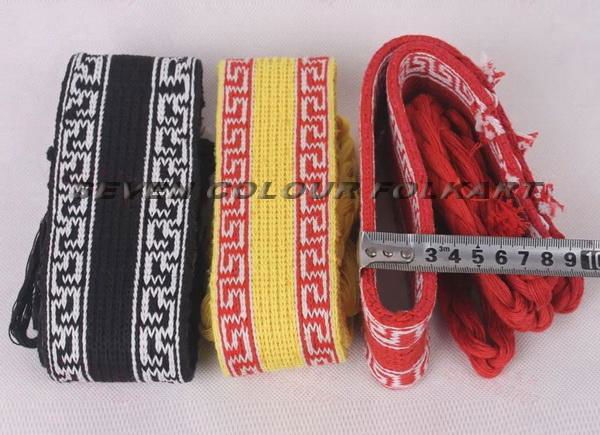 Waist belts for kung fu and lion dance