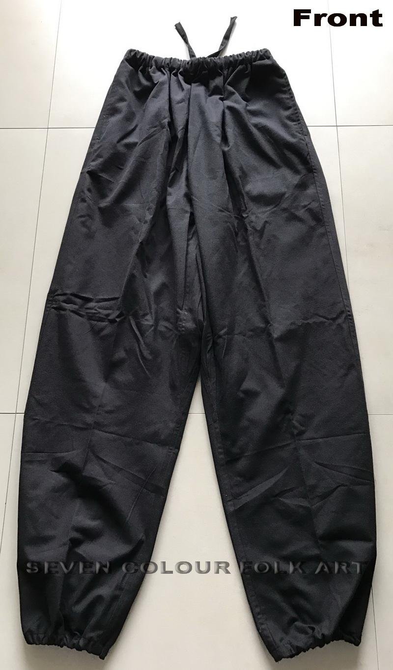 100% cotton Kung Fu pants with extra crotch 1